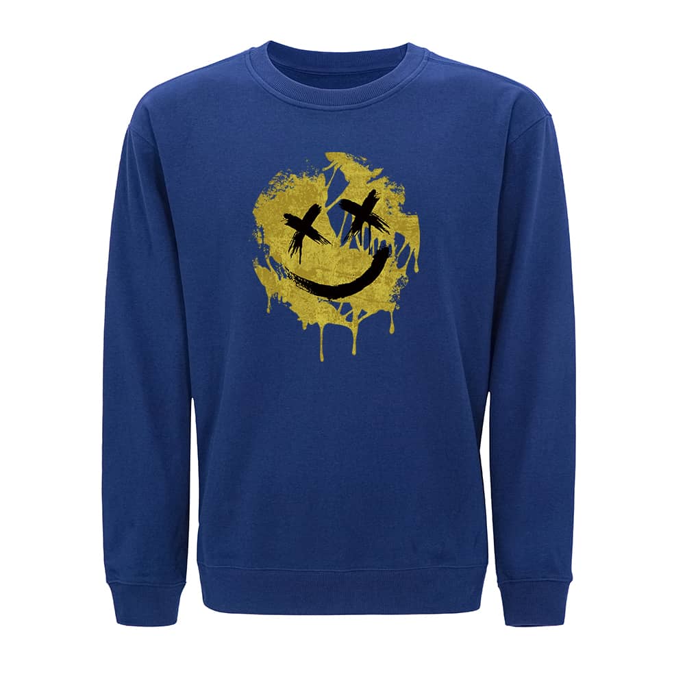 Crack Smiley Crewneck Sweatshirt