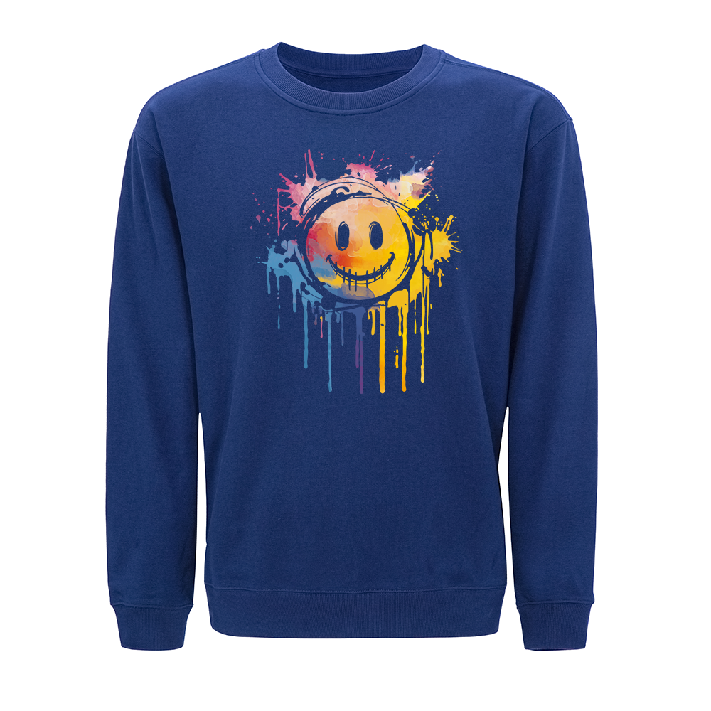 Gleeeful Smiley Crewneck Sweatshirt