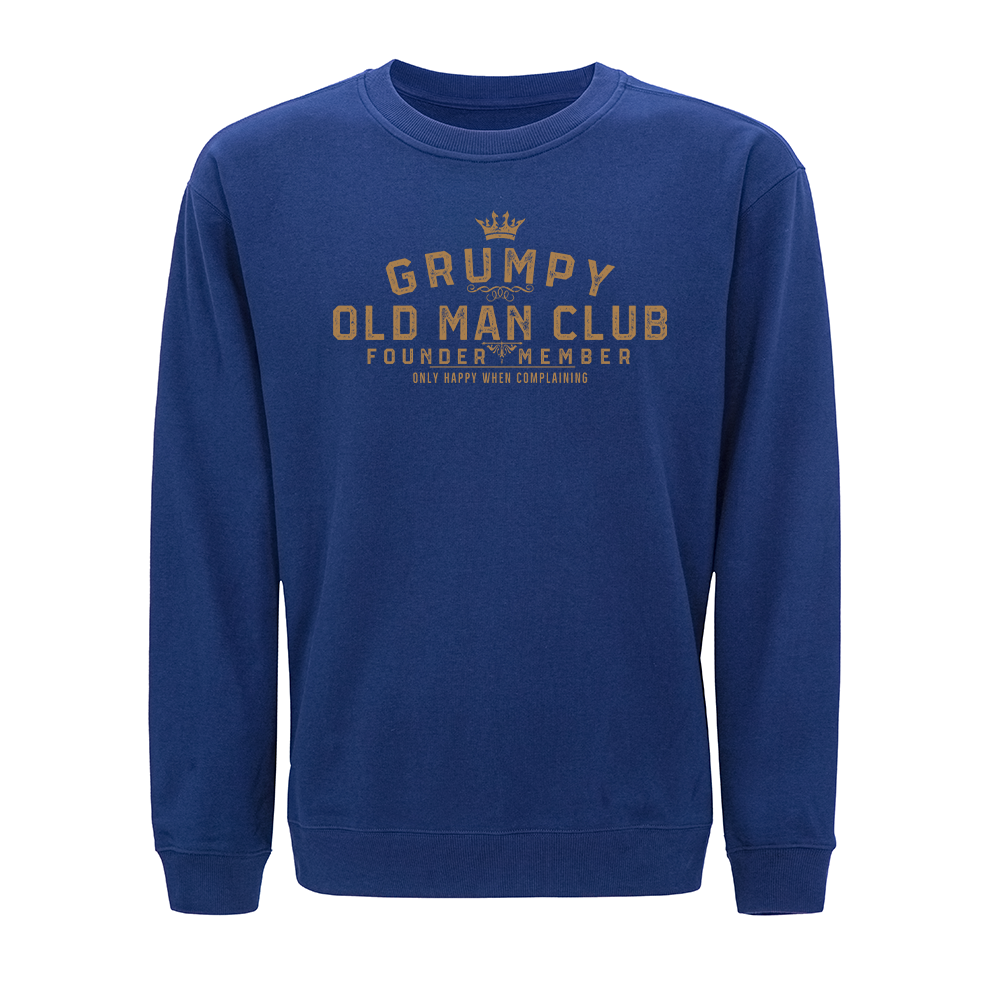 Grumpy Old Man Club Crewneck Sweatshirt