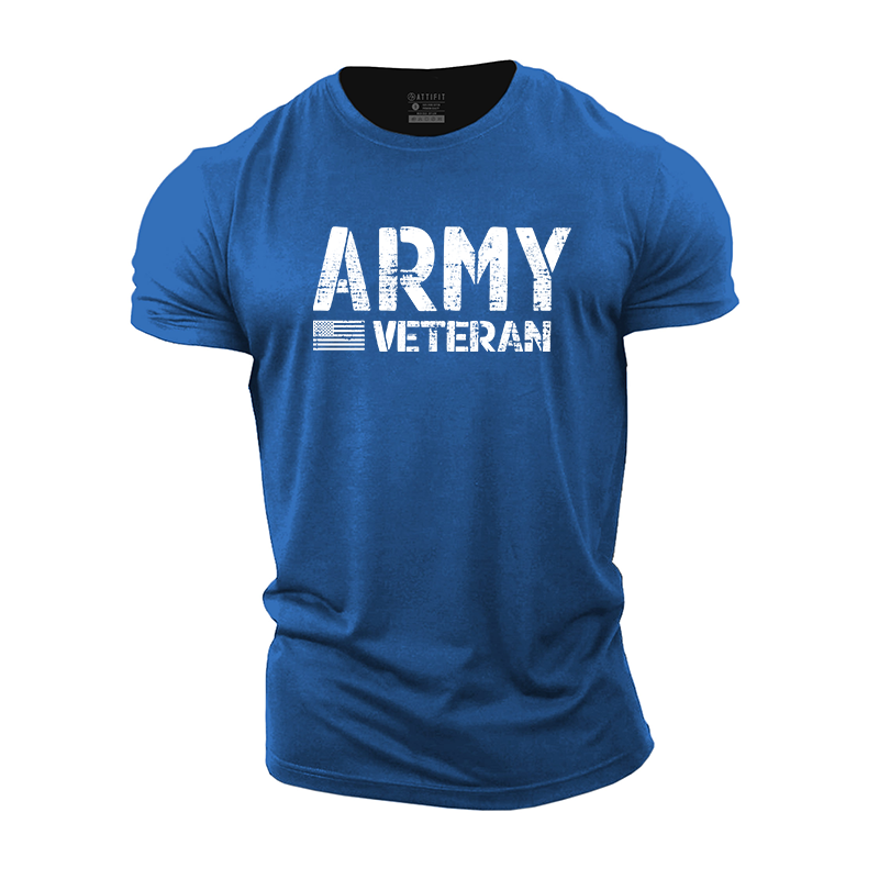 Army Veteran Cotton T-Shirt