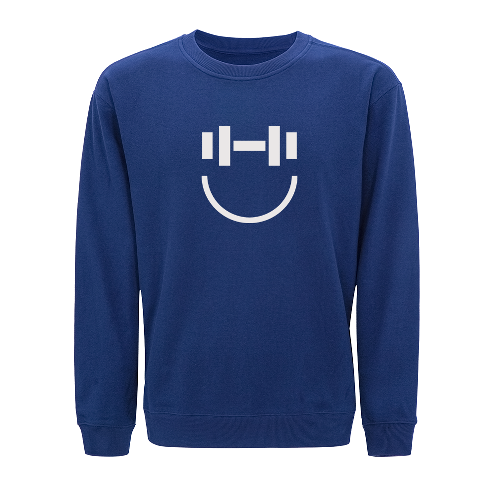 Simple Dumbbell Smile Sweatshirt