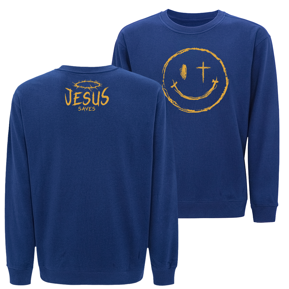 Jesus Saves Crewneck Sweatshirt