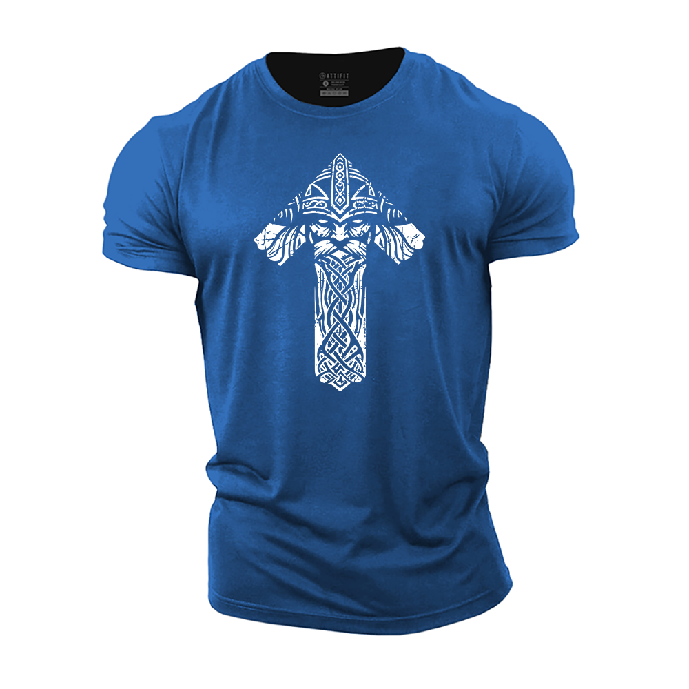 Viking Warrior Cotton T-Shirt