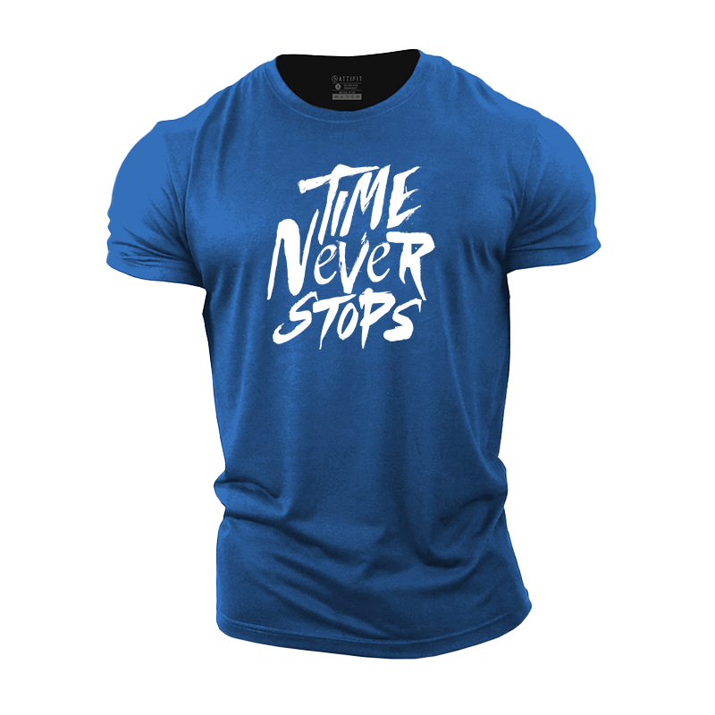 Time Never Stops Cotton T-Shirt