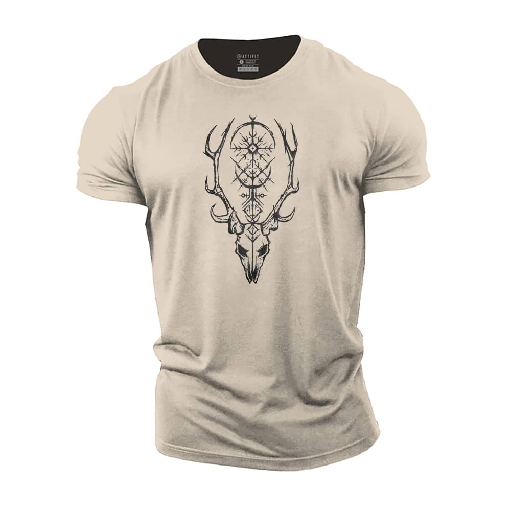 Viking Elk Cotton T-Shirt