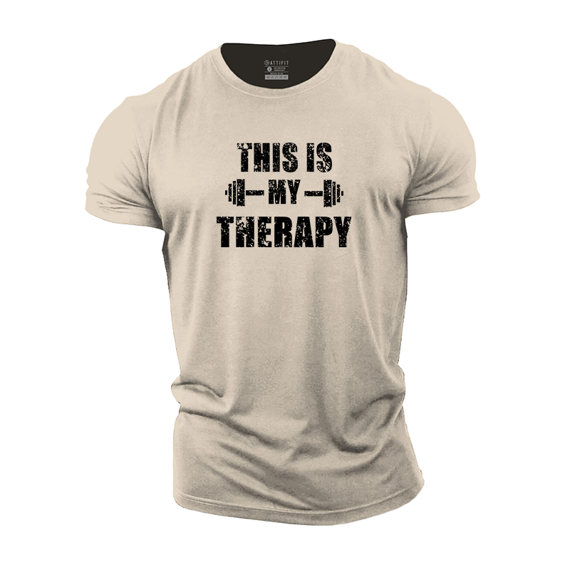 This Is My Therapy Cotton T-Shirt