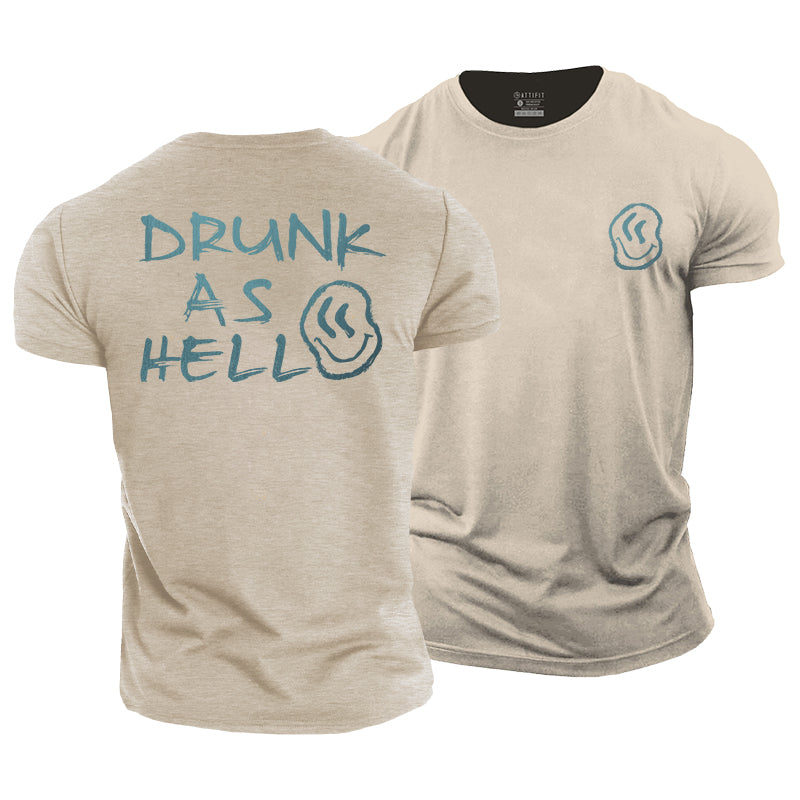 Drunk As Hell Cotton T-shirts
