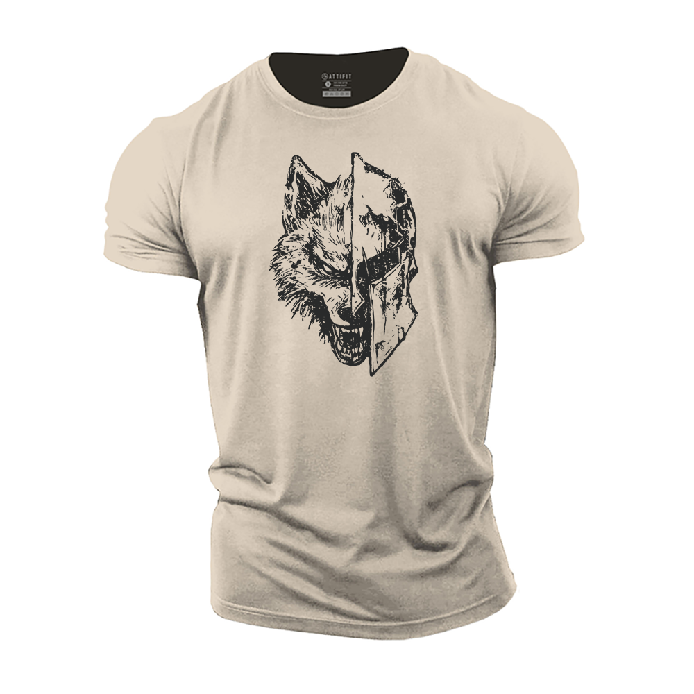 Wolf Warrior Cotton T-Shirt