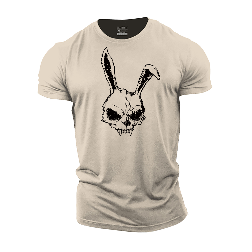 Skull Bunny Cotton T-Shirt