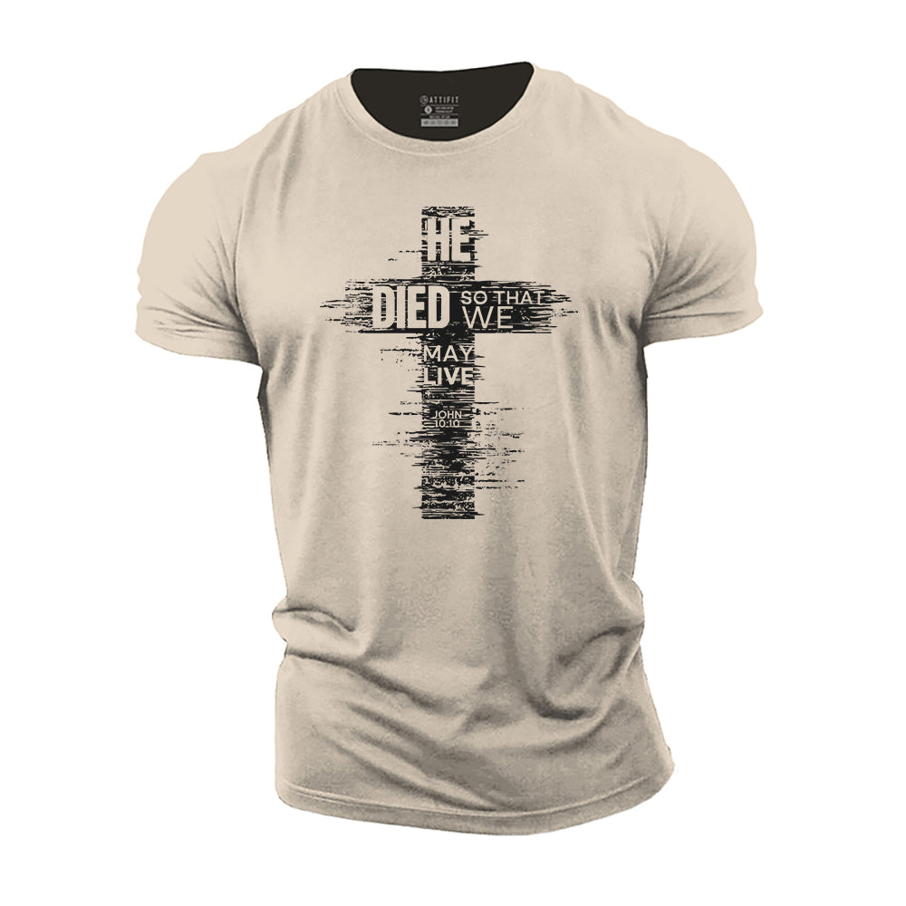 We May Live Cotton T-Shirt