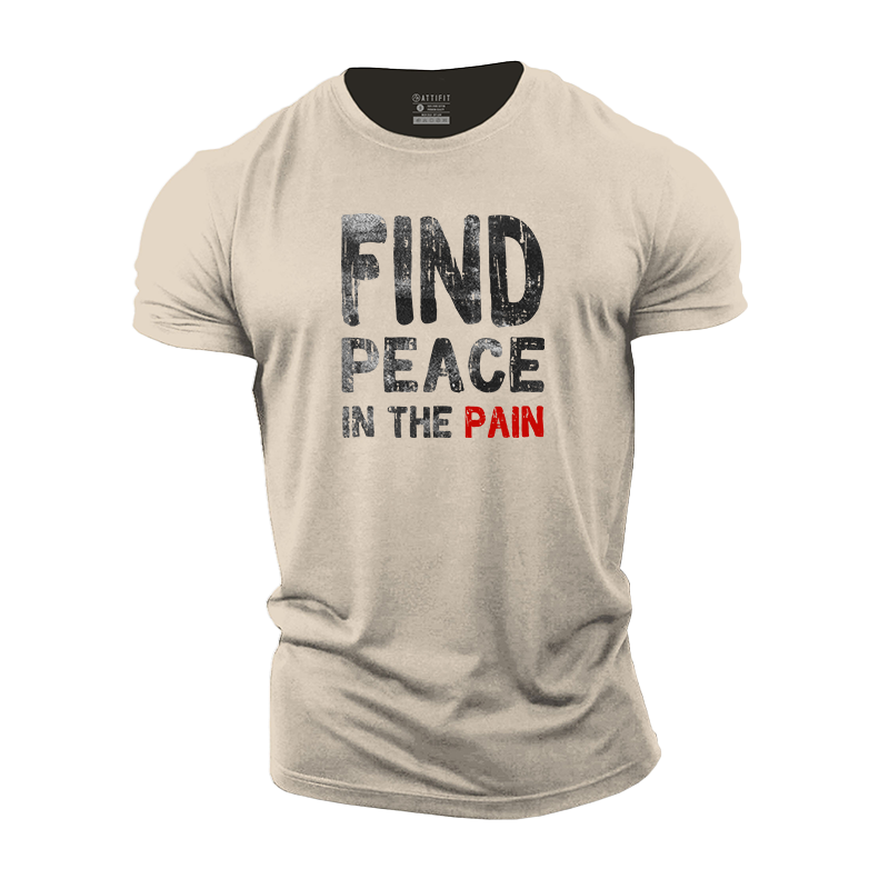 Find Peace In The Pain Cotton T-Shirt