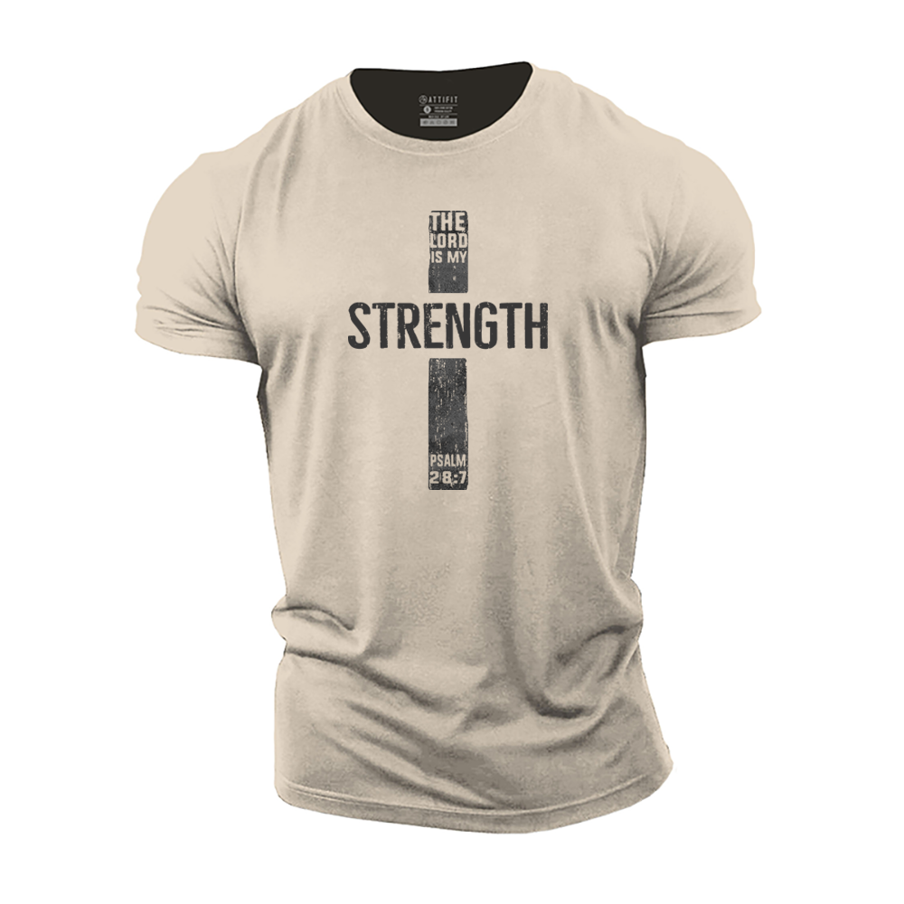 The Lord Is My Strenght Cotton T-Shirt