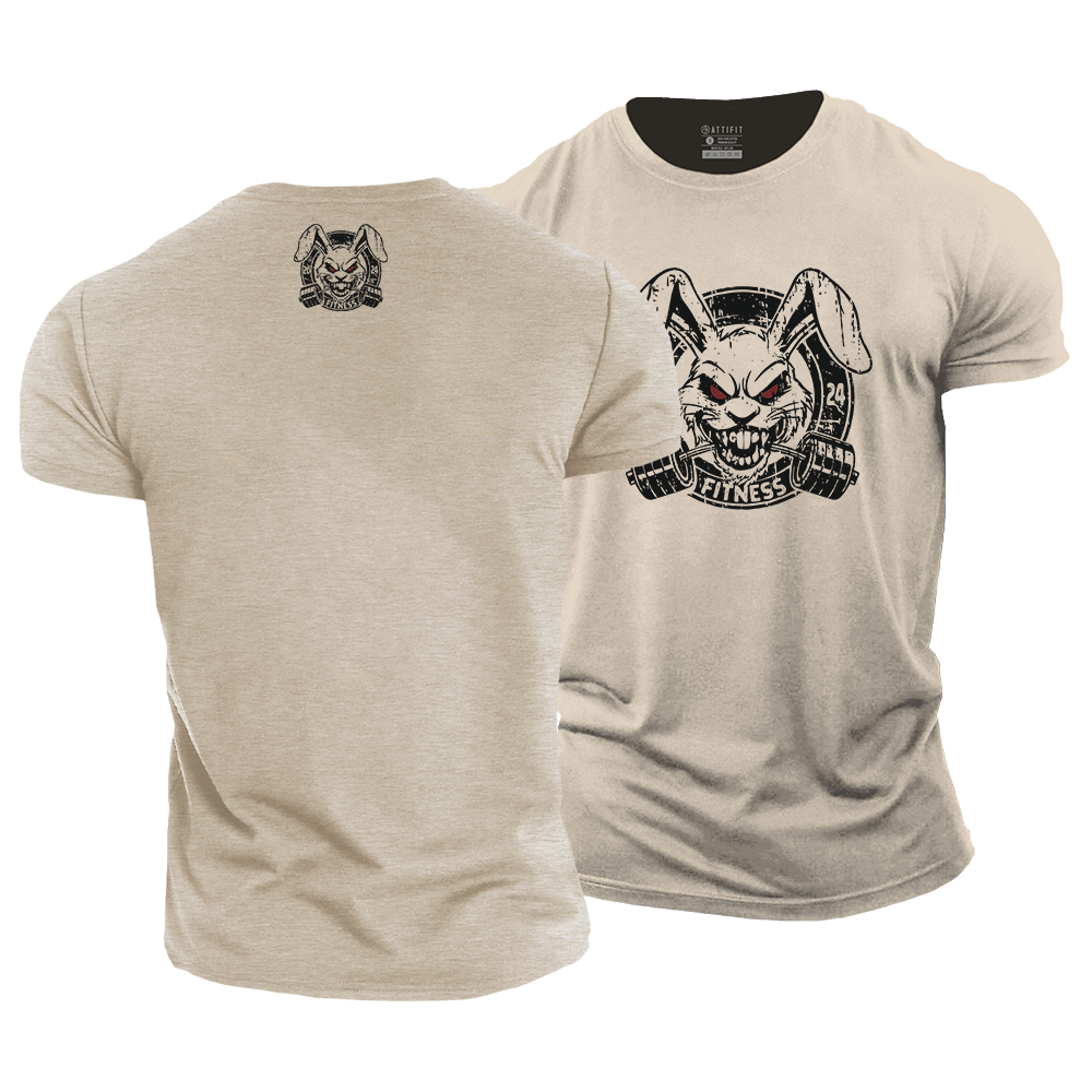 Fitness Bunny Cotton T-Shirt