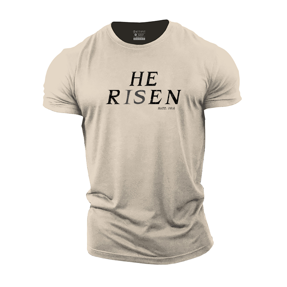 He Is Risen Cotton T-Shirt