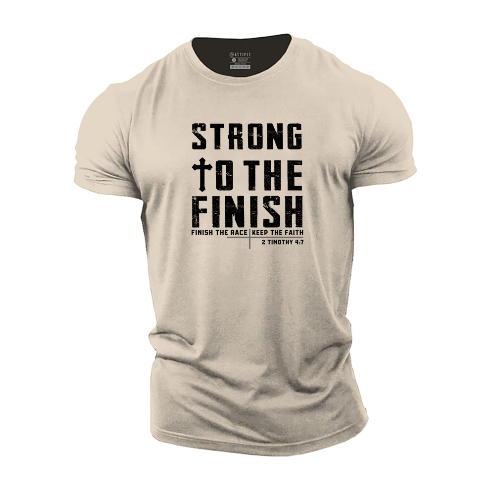 Strong to The Finish Cotton T-Shirt