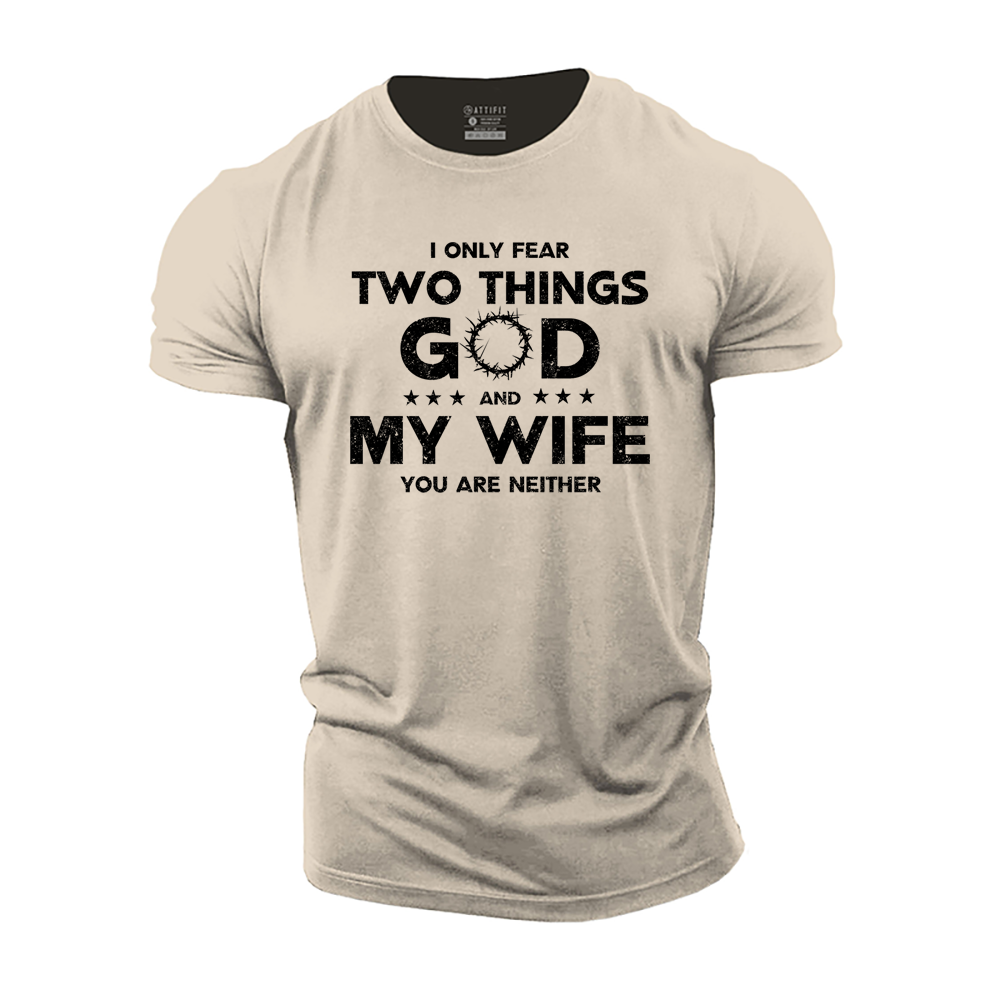 God and Wife Cotton T-Shirt