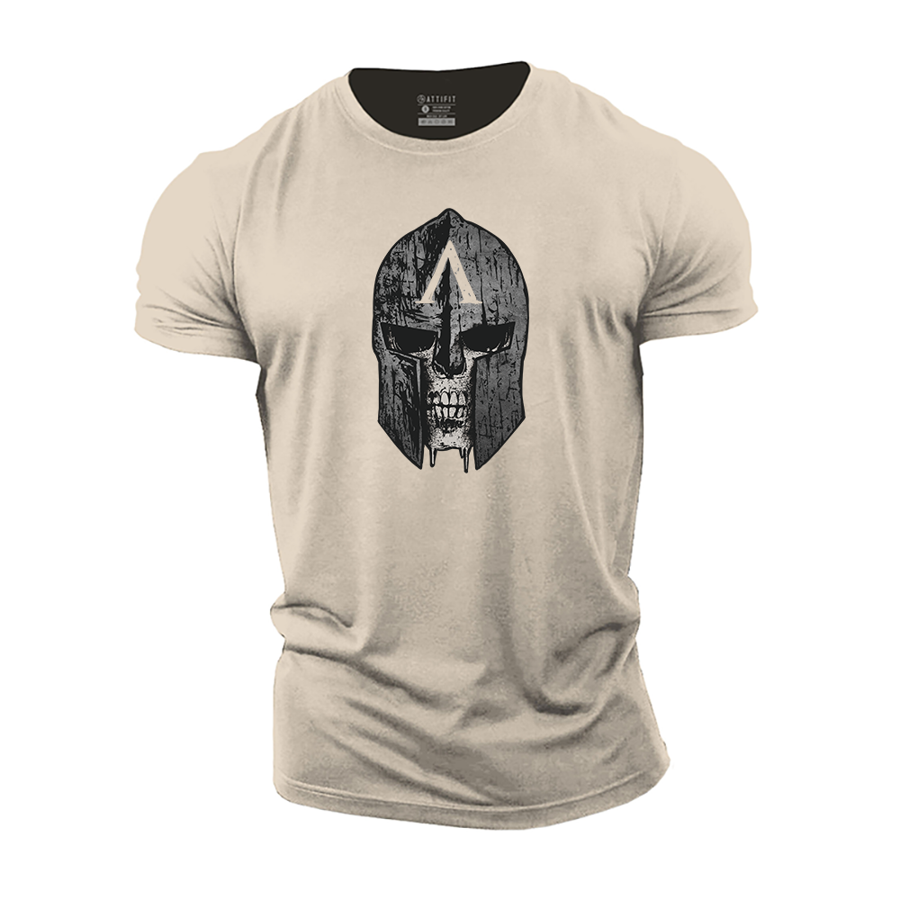 Spartan Helmet Cotton T-Shirt