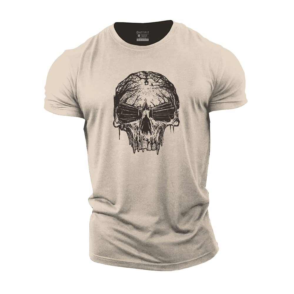 Magic Skull Cotton T-Shirt