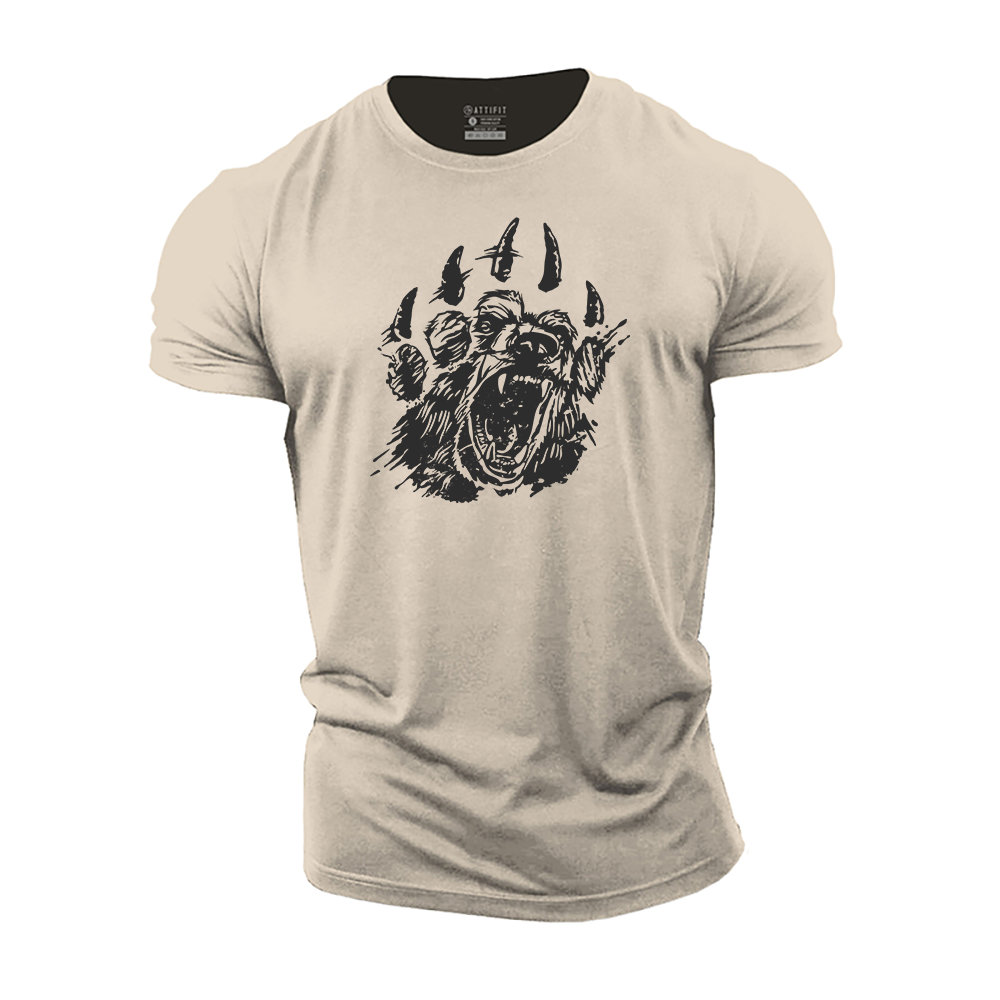 Fierce Bear Cotton T-Shirt