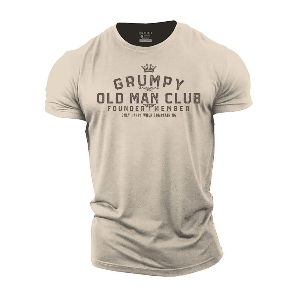 Grumpy Old Man Club Cotton T-Shirt