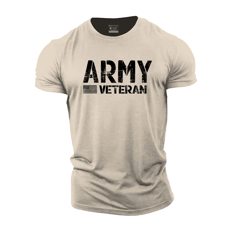 Army Veteran Cotton T-Shirt