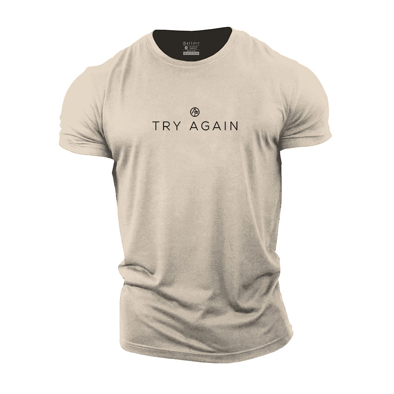 Try Again Cotton T-Shirt