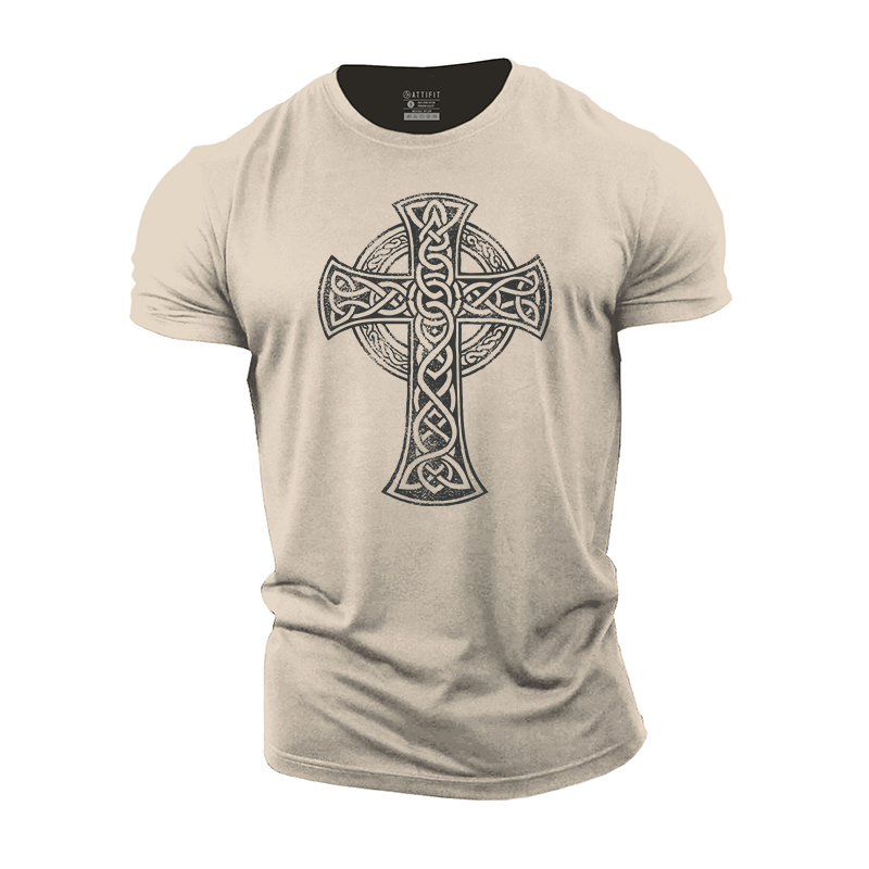 Celtic Cross Cotton T-Shirt