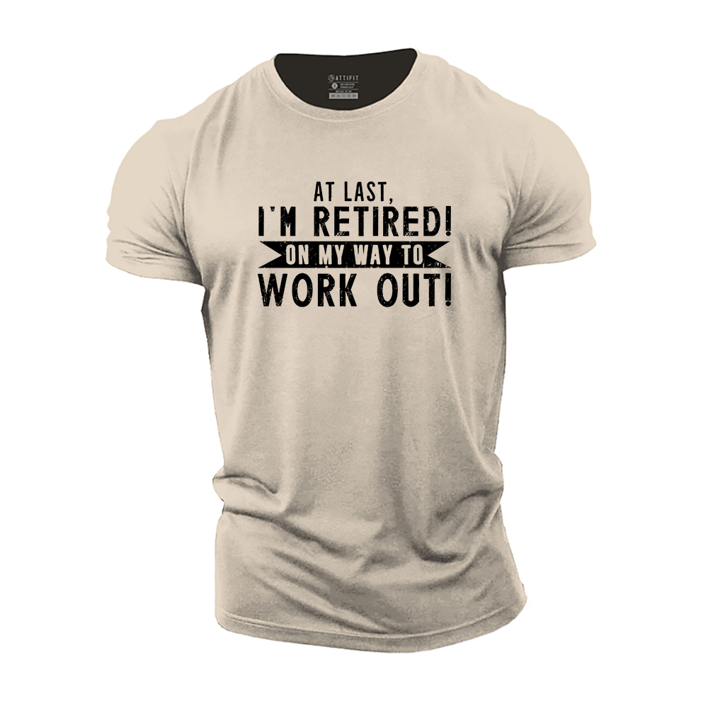 On My Way to Work Out! Cotton T-Shirt