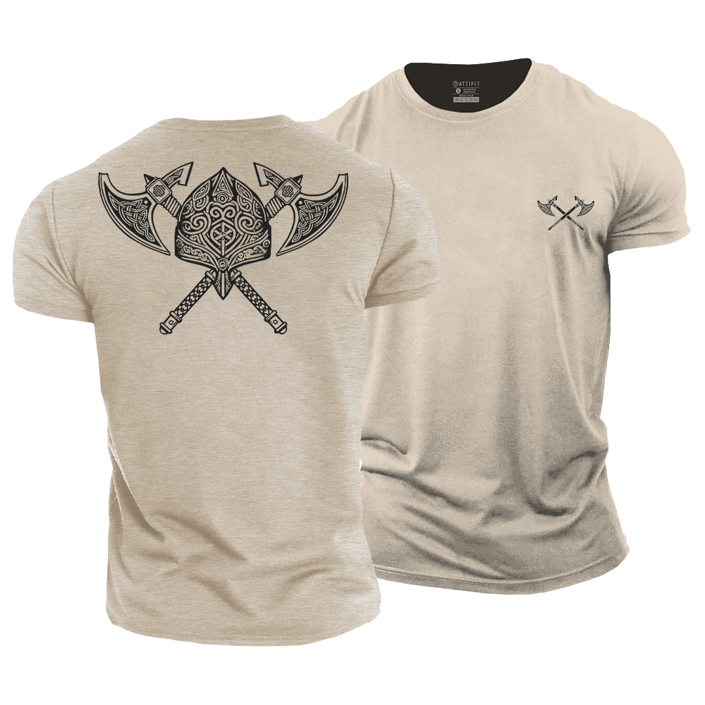 Viking Helmet Cotton T-Shirt