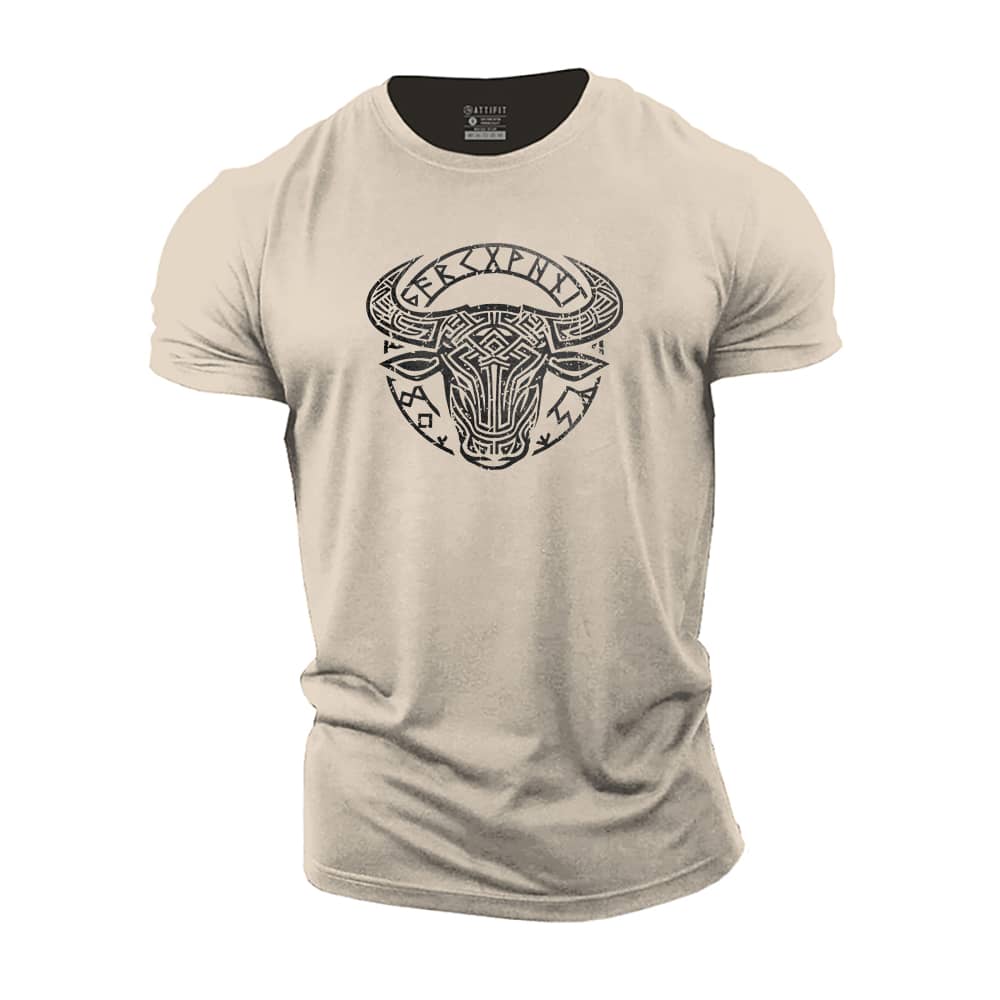 Viking Bull Cotton T-shirt