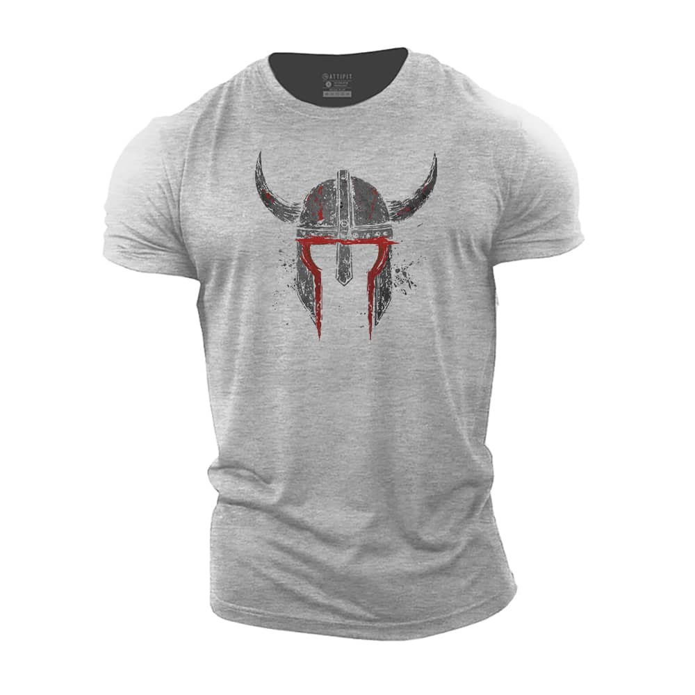 Viking Helmet Cotton T-Shirt