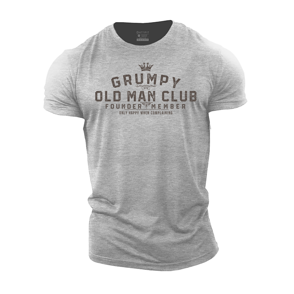 Grumpy Old Man Club Cotton T-Shirt