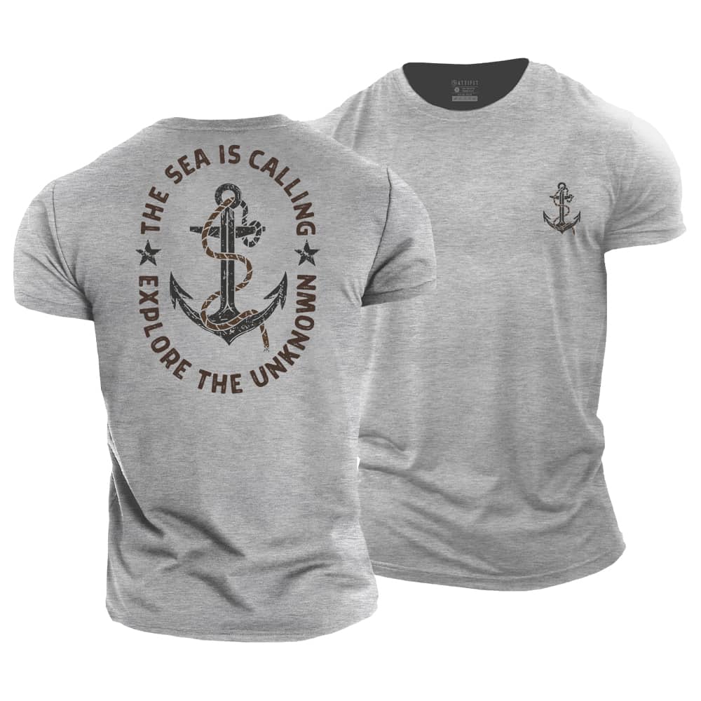 The Sea Is Calling Cotton T-shirt