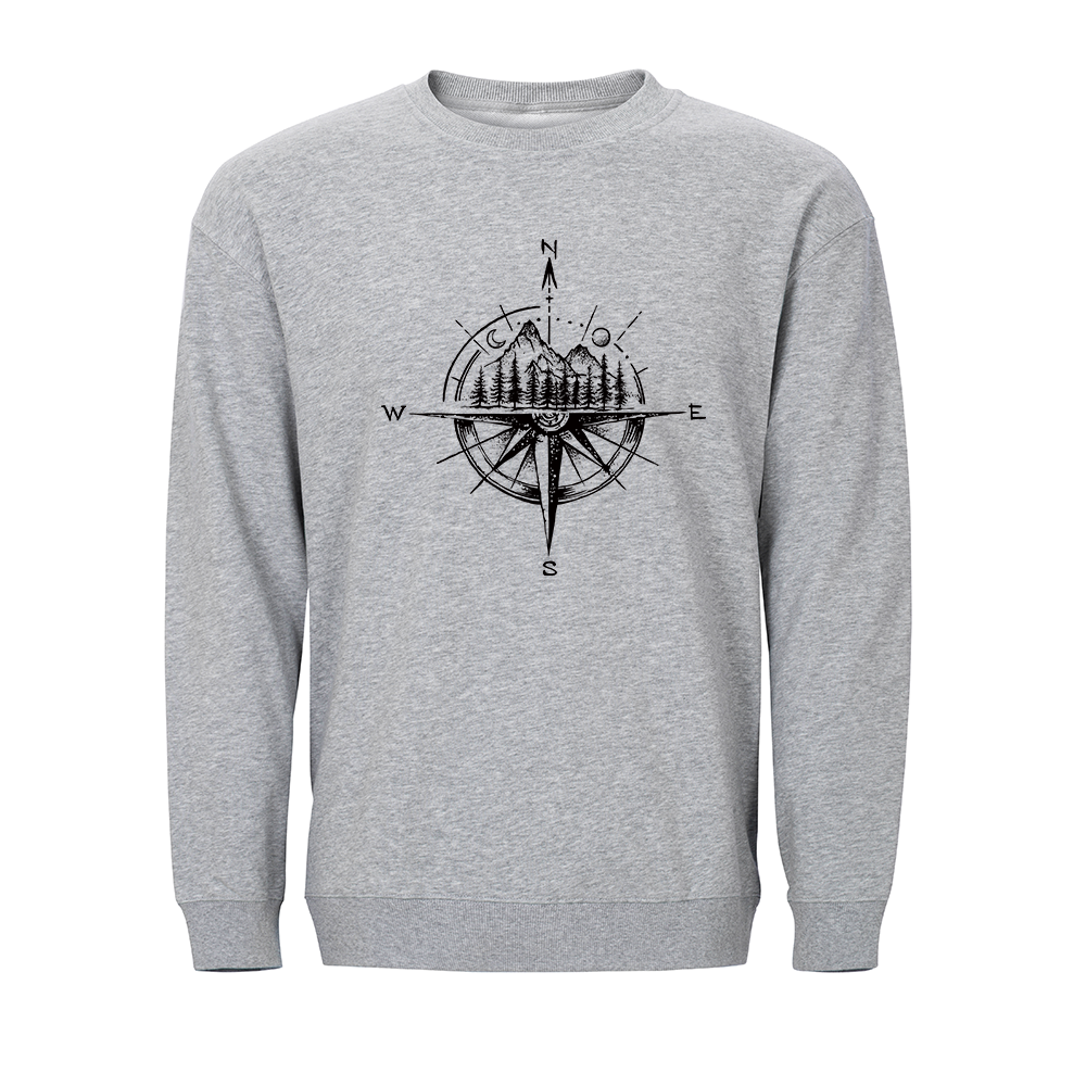 Landscape Compass Crewneck Sweatshirt