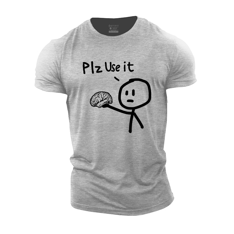 Plz Use It Cotton T-Shirt