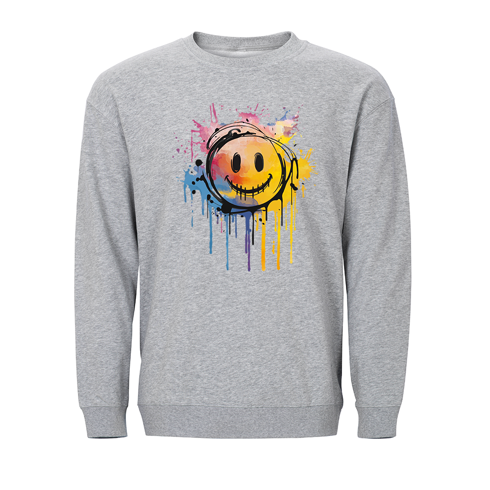 Gleeeful Smiley Crewneck Sweatshirt