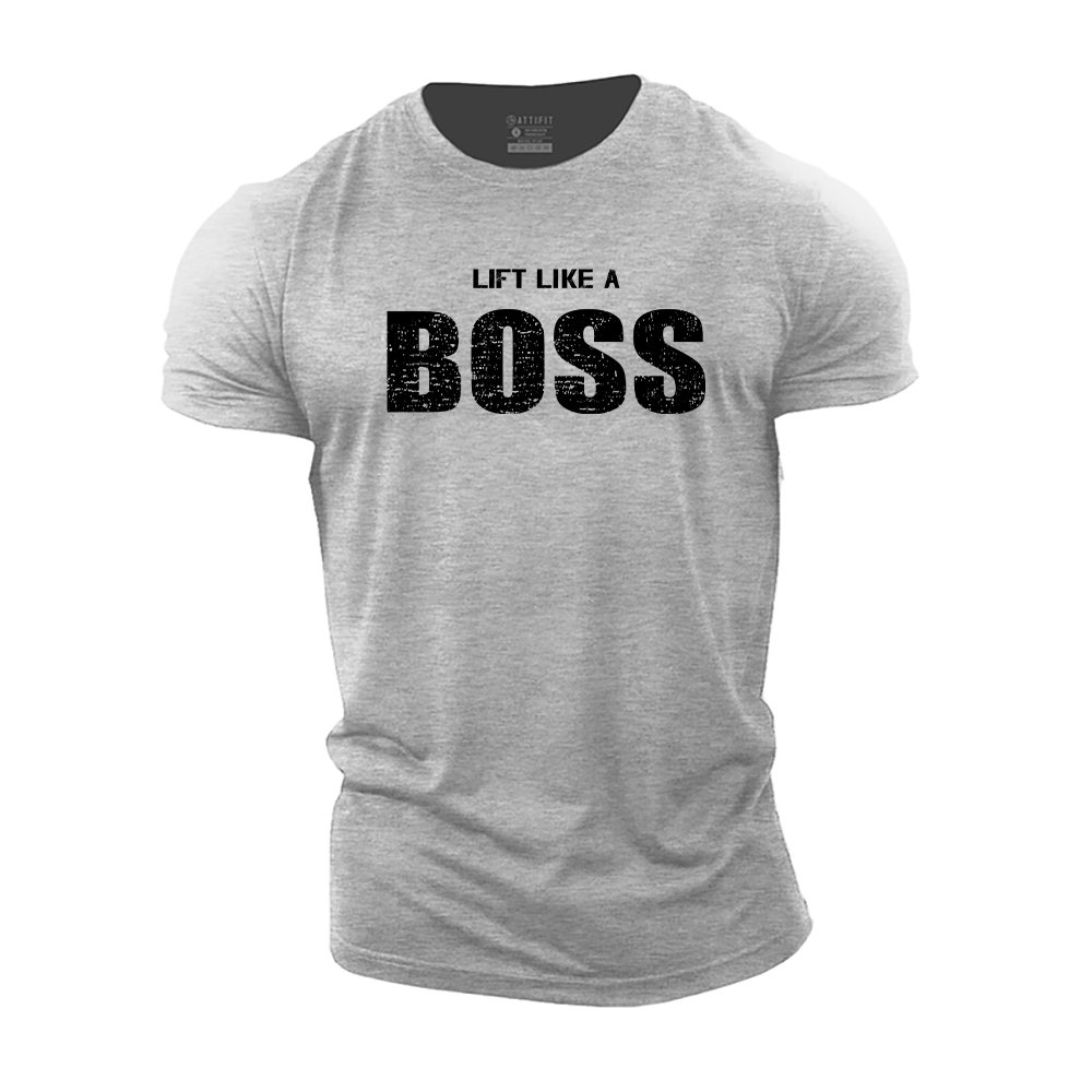 Lift like a Boss Cotton T-Shirt