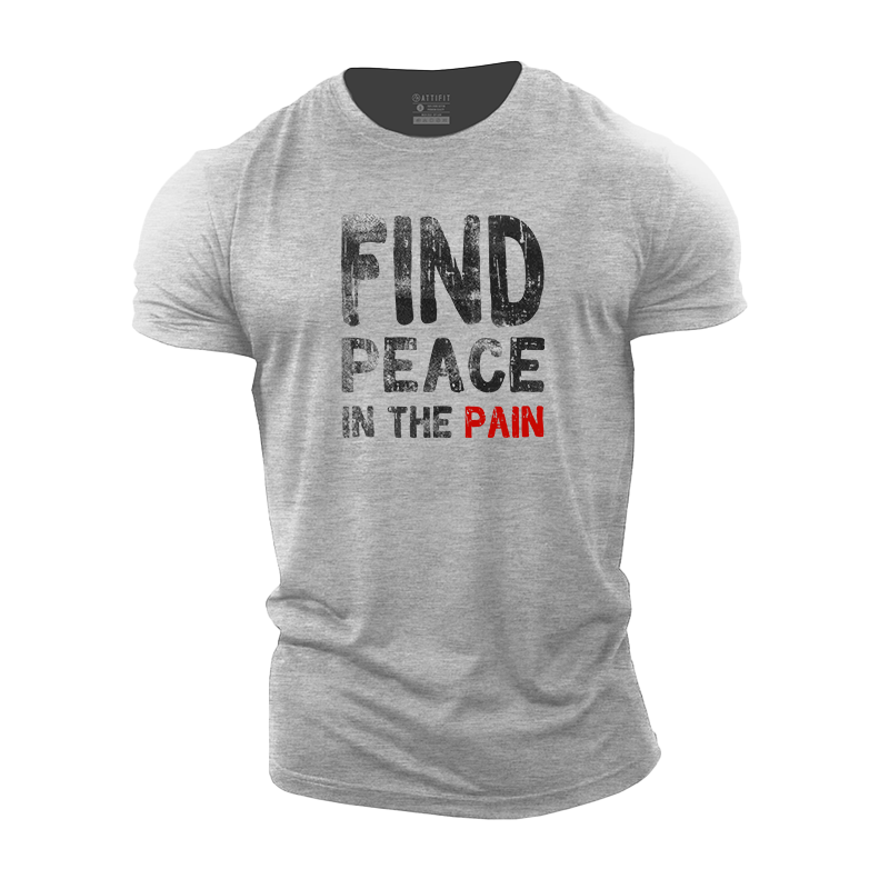 Find Peace In The Pain Cotton T-Shirt