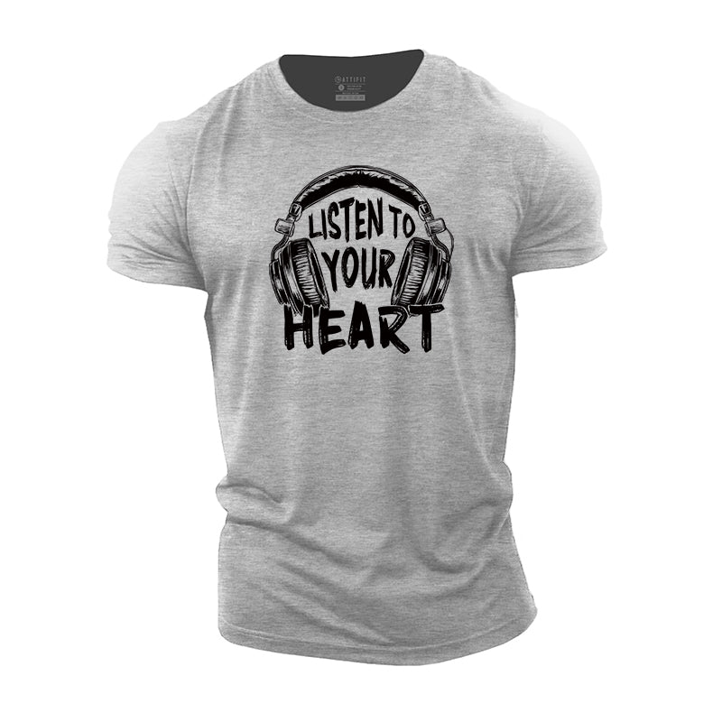 Listen To Your Heart Cotton T-Shirt