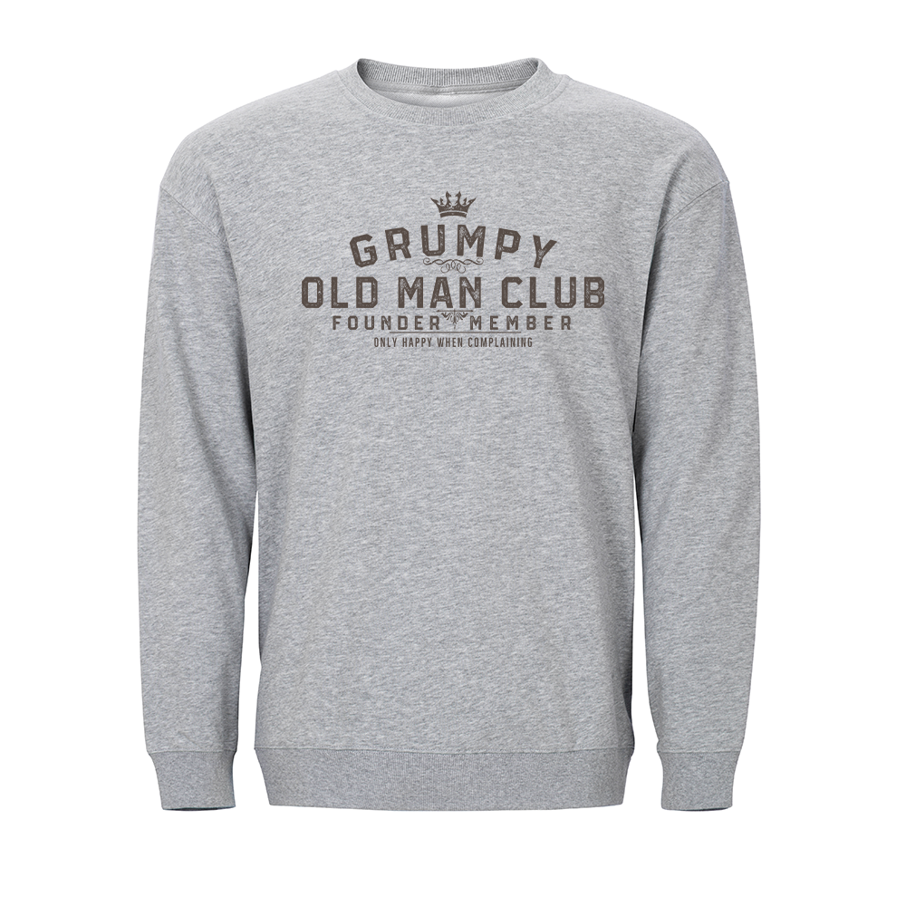 Grumpy Old Man Club Crewneck Sweatshirt