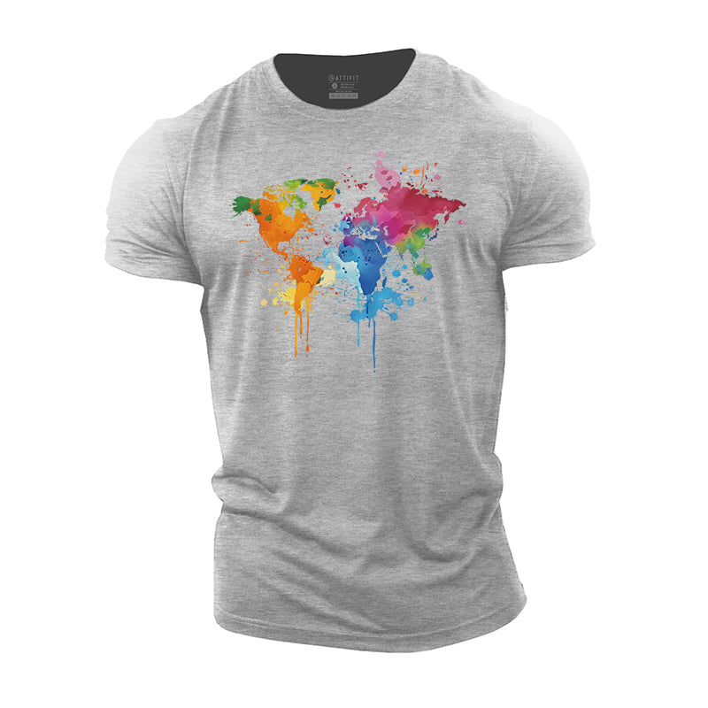 World Map Cotton T-shirt