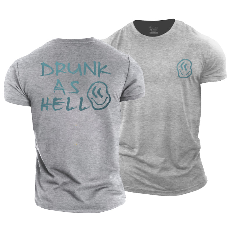 Drunk As Hell Cotton T-shirts