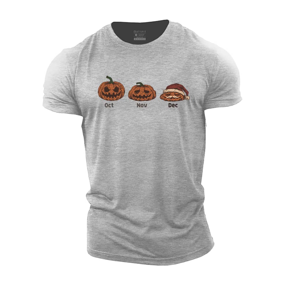 Pumpkin Santa Cotton T-Shirt