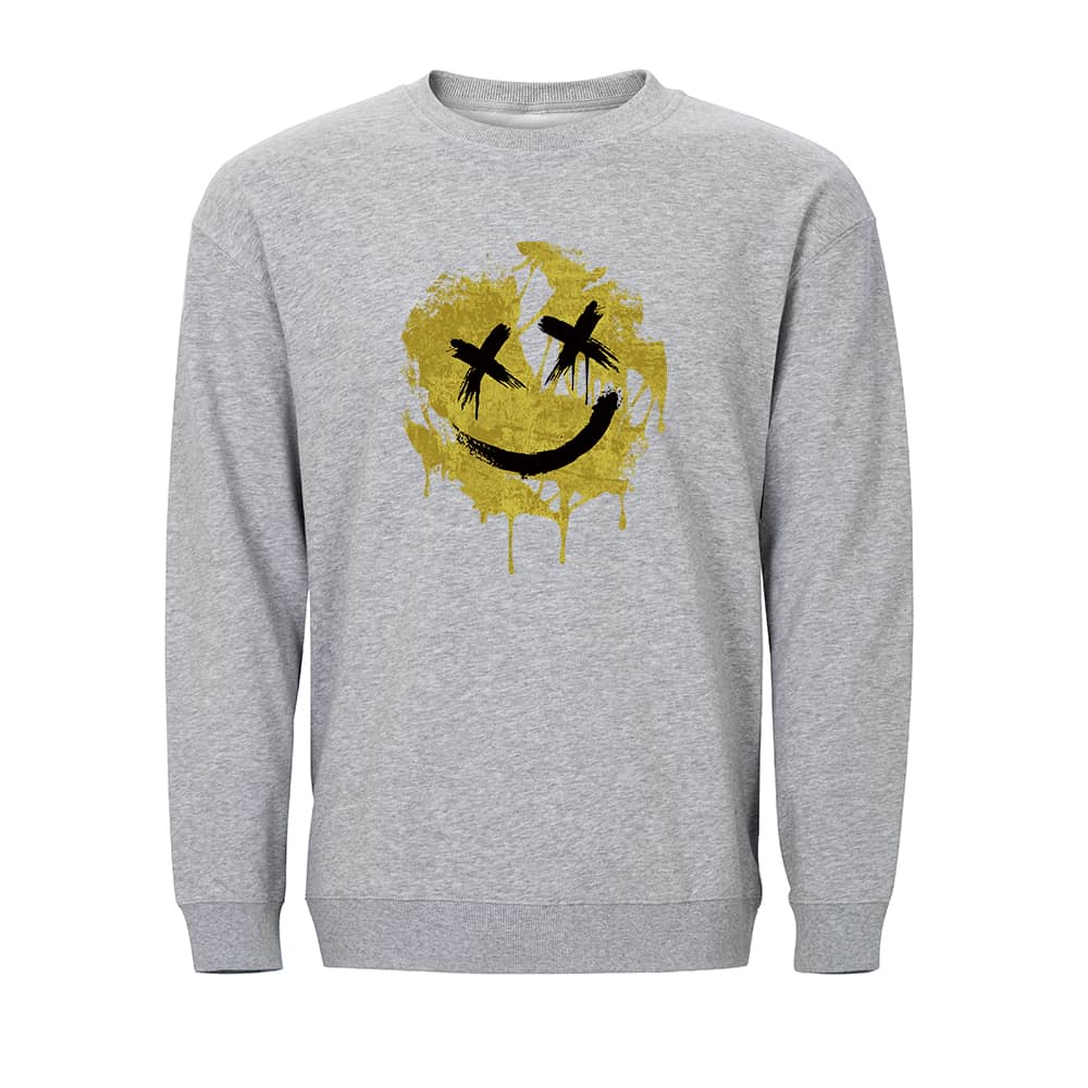 Crack Smiley Crewneck Sweatshirt