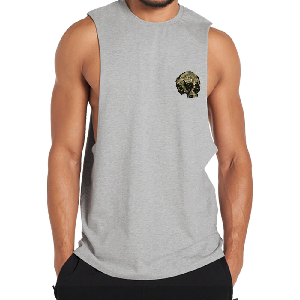 Mini Camouflage Skull Tank Top