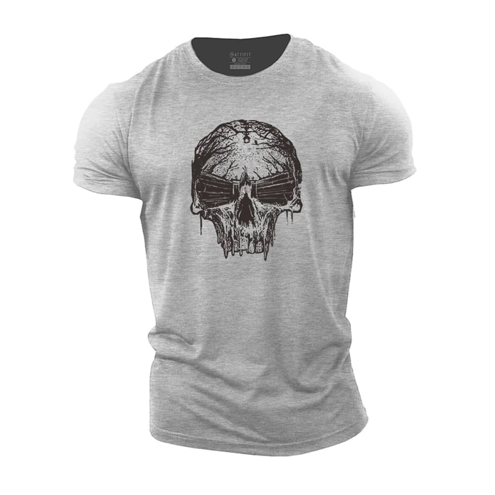 Magic Skull Cotton T-Shirt