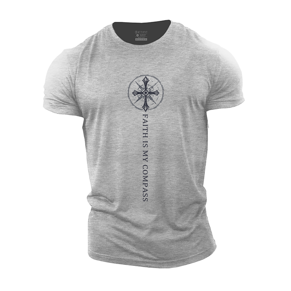 Faith Is My Compass Cotton T-Shirt