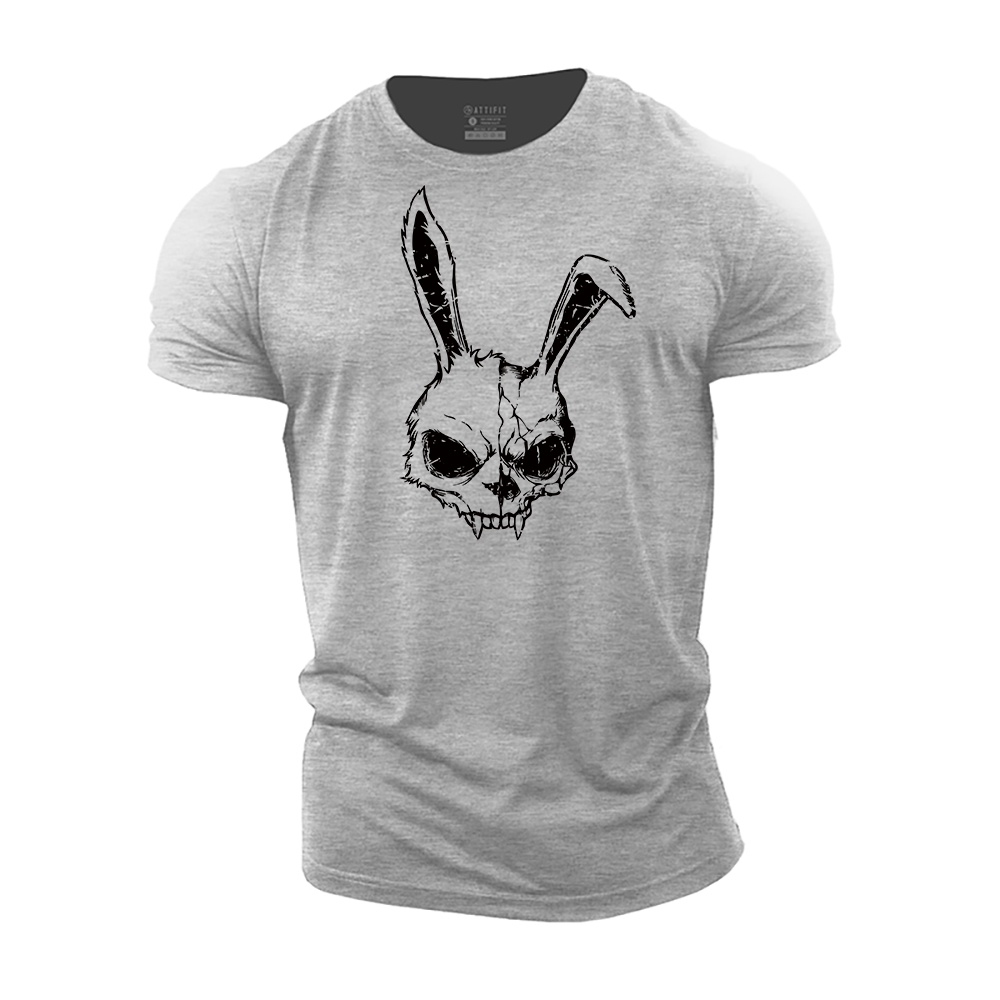 Skull Bunny Cotton T-Shirt