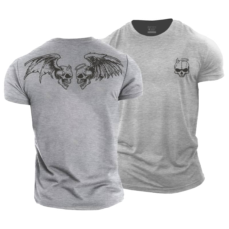 Angel And Devil Cotton T-Shirt