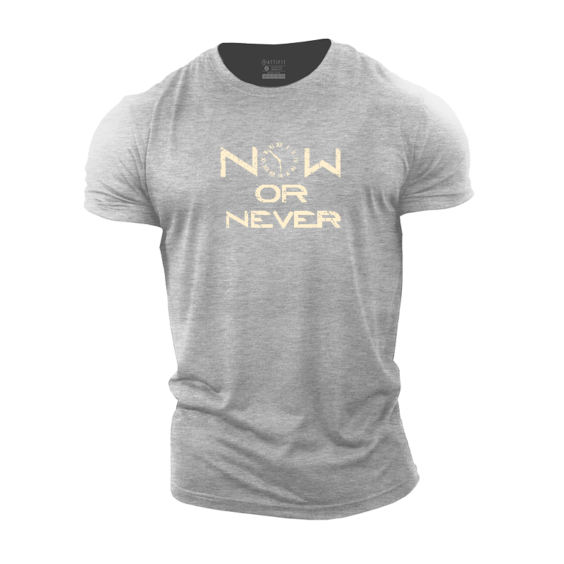 Now Or Never Cotton T-Shirt